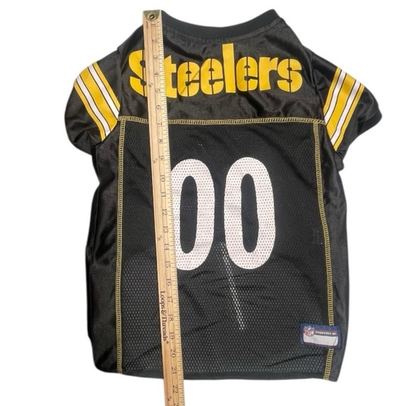 NFL Pittsburgh Steelers Black and Yellow Pet Jersey Size: XL 🐾 🏈💛 - Picture 5 of 12